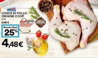 Coop Coop Cosce Di Pollo offerta
