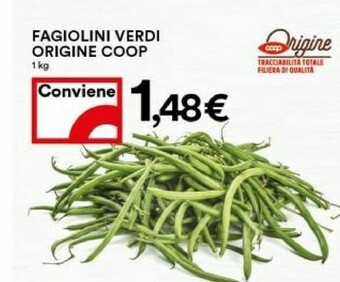 Coop Coop Fagiolini Verdi offerta