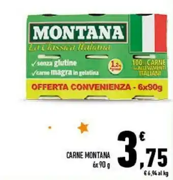 Conad Superstore Montana Carne In Scatola offerta