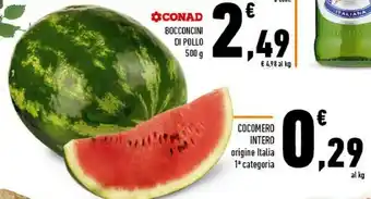 Conad Superstore Conad Cocomero Intero Origine offerta
