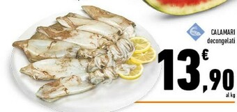 Conad Superstore Conad Calamari Decongelati offerta