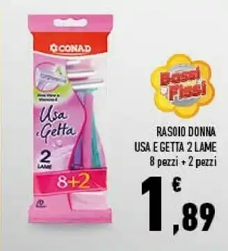 Conad Superstore Conad Rasoio Donna Usa E Getta offerta