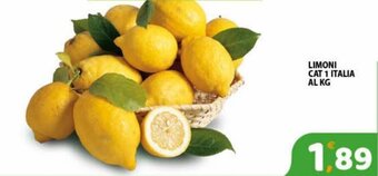 Limoni Cat 1 Italia al kg