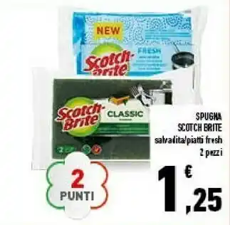 Conad Superstore Scotch Brite Spugna Classic offerta