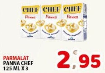 Premium Supermercati Parmalat Panna Chef 125 ml x 3 offerta