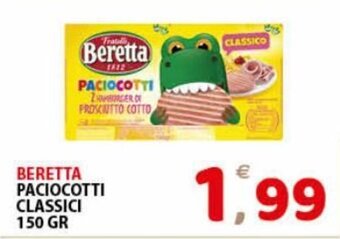 Premium Supermercati Beretta Paciocotti Classici 150 gr offerta