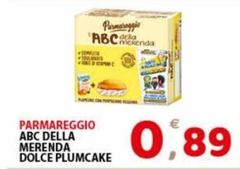 Premium Supermercati Parmareggio ABC Della Merenda Dolce Plumcake offerta