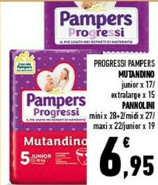 Conad Superstore Pampers Pannolini Progressi offerta