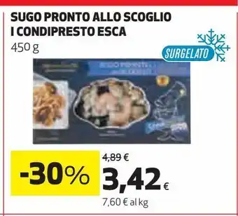 Coop Sugo pronto allo scoglio i condipresto esca offerta