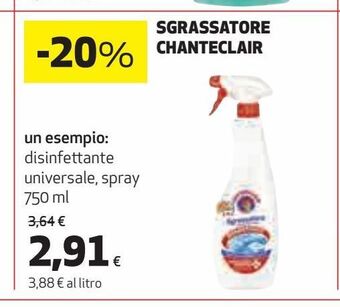 Coop Sgrassatore chanteclair offerta
