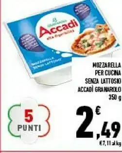 Conad City Granarolo Accadi Mozzarella Per Cucina Senza Lattosio offerta
