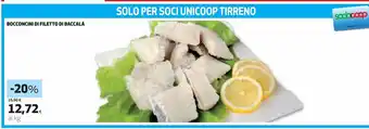 Coop Bocconcini di filetto baccala offerta