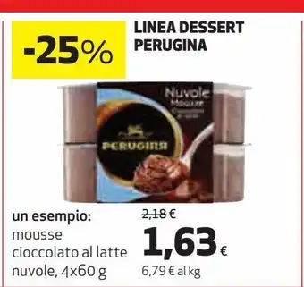 Coop Linea dessert perugina offerta