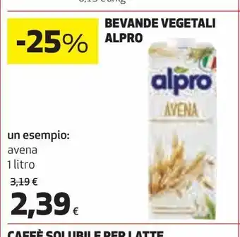 Coop Bevande vegetali alpro offerta