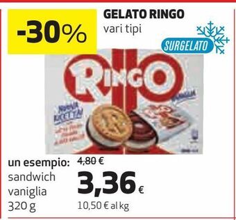 Coop Gelato ringo offerta