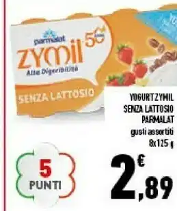 Conad City Parmalat Yogurt Zymil Senza Lattosio offerta