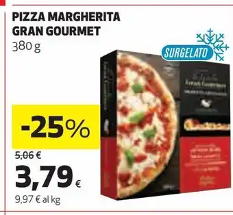 Pizza margherita gran gourmet