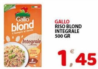 Premium Supermercati Gallo Riso Blond Integrale 500 gr offerta