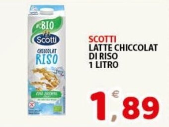 Premium Supermercati Scotti Latte Chiccolat di Riso 1 Litro offerta
