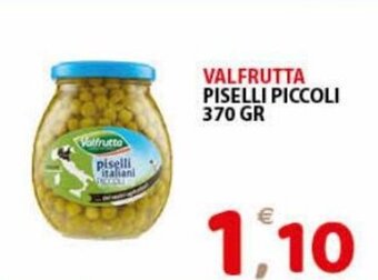 Premium Supermercati Valfrutta Piselli Piccoli 370 gr offerta