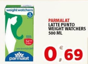 Premium Supermercati Parmalat Latte Punto Weight Watchers 500 ml offerta