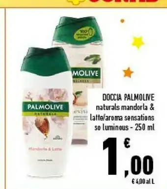 Conad City Palmolive NATURALS Docciaschiuma 250 Ml Corpo offerta
