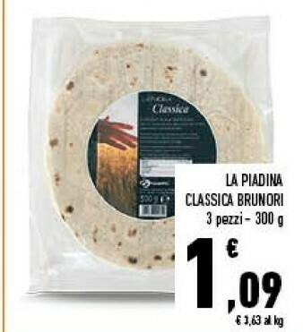 Conad City Brunori La Piadina Classica offerta