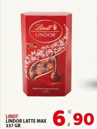 Premium Supermercati Lindt Lindor Latte Max 337 gr offerta