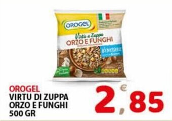 Premium Supermercati Orogel Virtu di Zuppa Orzo e Funghi 500 gr offerta