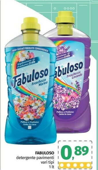 Pam Fabuloso Detergente Pavimenti offerta