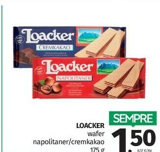 Pam Wafer offerta