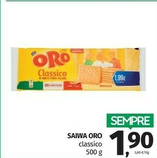 Pam Saiwa Oro offerta
