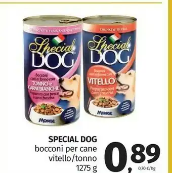 Pam Monge Special Dog Bocconi Per Cane Vitello/ Tonno 1275 G offerta