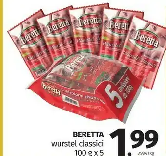 Pam Beretta Fratelli - Wurstel Classico 100 G(ml) offerta