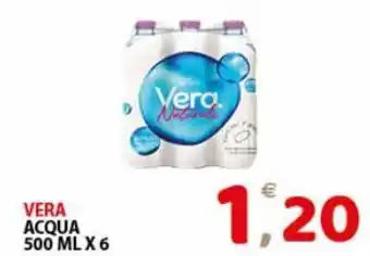 Premium Supermercati Vera Acqua 500 ml x 6 offerta