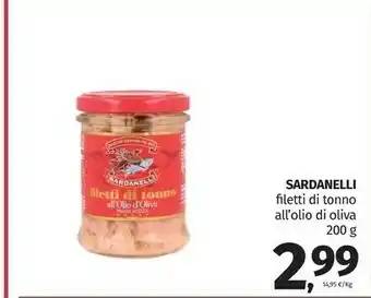 Pam Sardanelli Tonno offerta