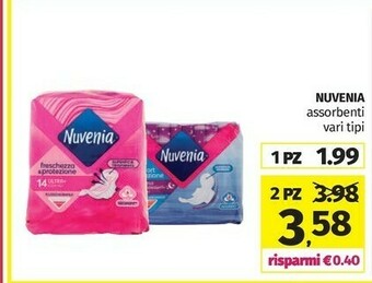 Pam Nuvenia Assorbenti offerta