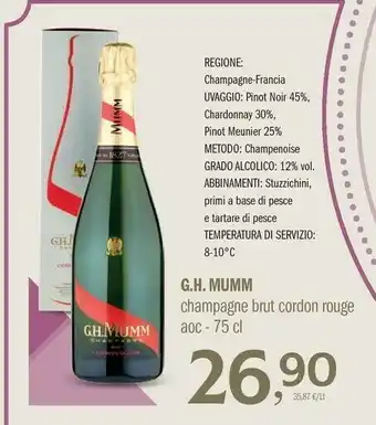 Mumm Champagne