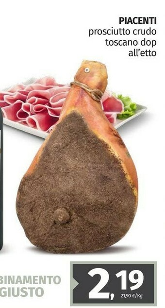 Pam Prosciutto crudo offerta