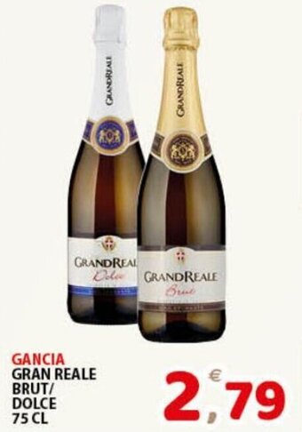 Premium Supermercati Gancia Gran Reale Brut/Dolce 75 cl offerta