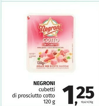 Negroni Prosciutto cotto
