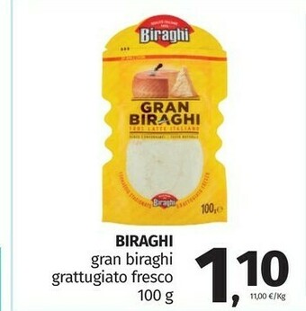 Pam Biraghi Formaggio Grattugiato offerta