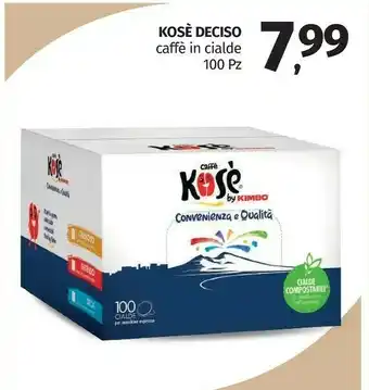 Pam Kosè Cialde caffè offerta