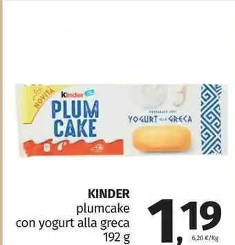 Pam Kinder Plum cake offerta