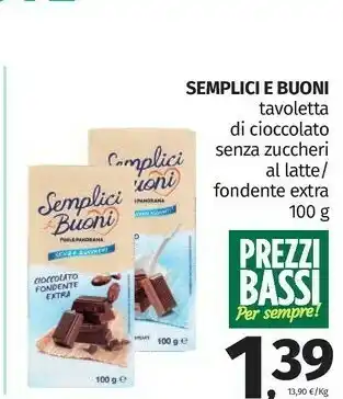 Pam Semplici e buoni Cioccolato offerta