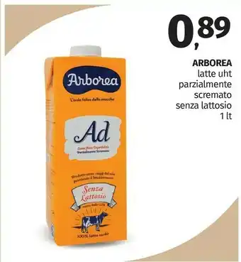 Pam Arborea Latte parzialmente scremato offerta