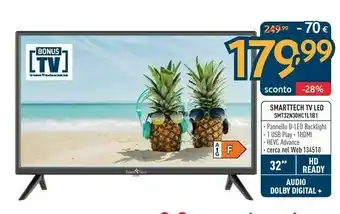 Sinergy Smart-tech Tv Led Smt32n30hc1l1b1 offerta