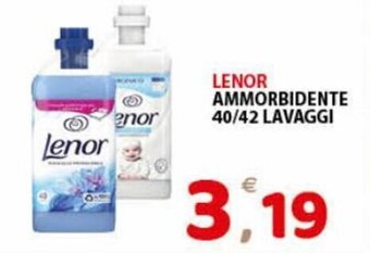 Premium Supermercati Lenor Ammorbidente 40/42 lavaggi offerta