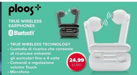 Ploos True Wireless Earphones offerta di Sinergy