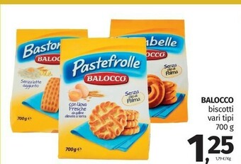 Pam Balocco Pastefrolle 700 G(ml) offerta